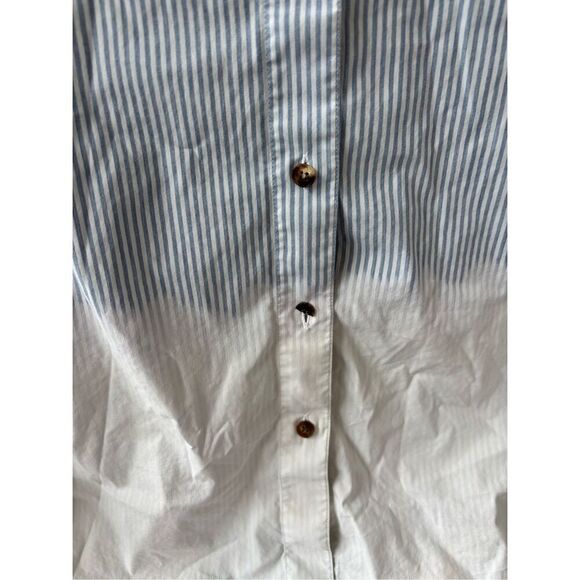 LAFAYETTE 148 NY Everson Solo Melange Stripe Long-Sleeve Blouse, $448 XS - Picture 5 of 9